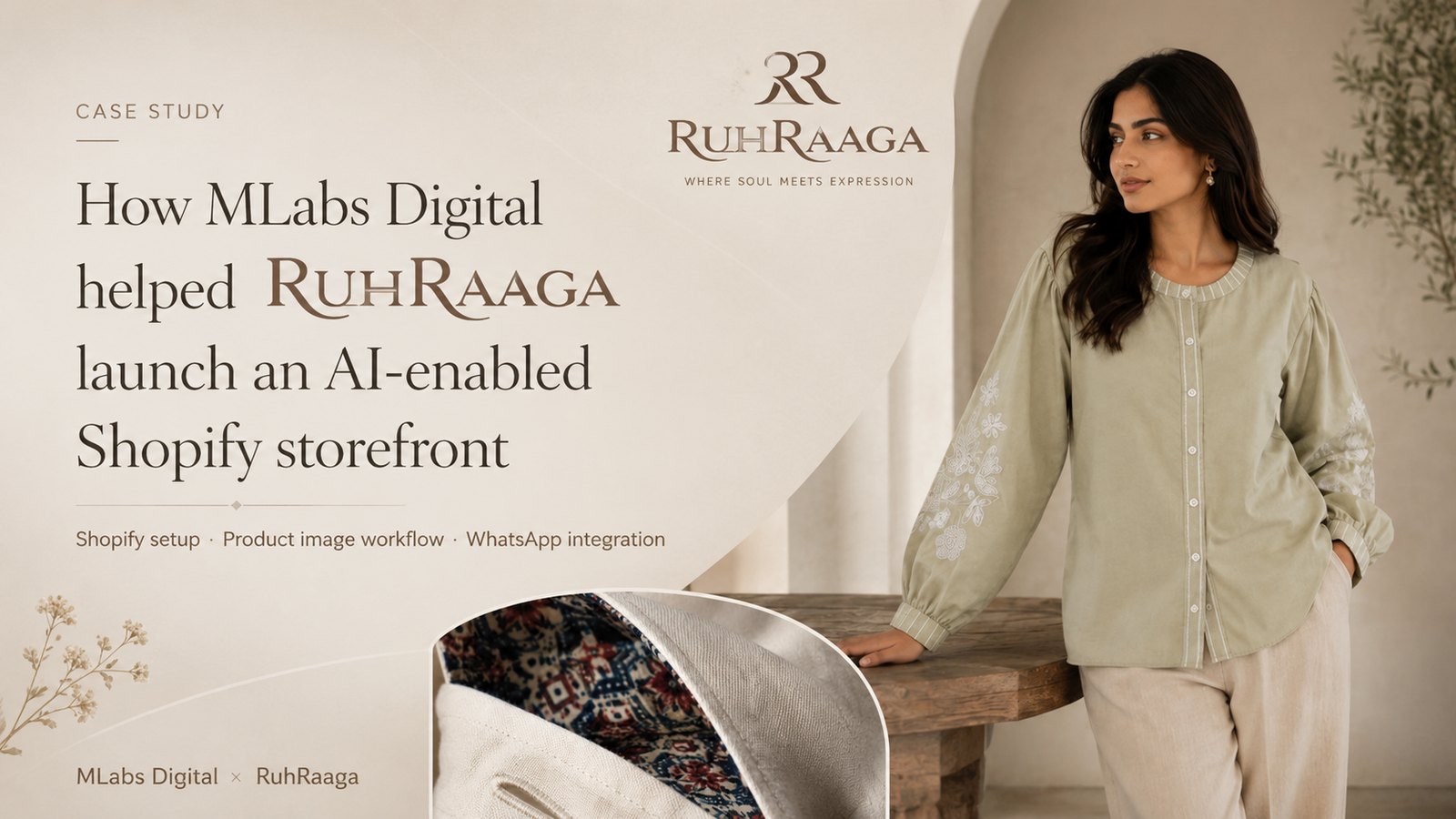 AI-Enabled Shopify Store Setup for a D2C Fashion Brand: RuhRaaga Case Study